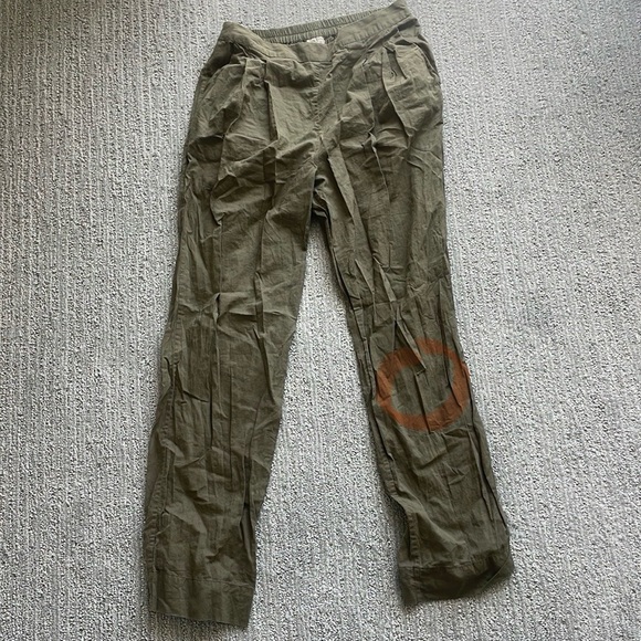 Nicobar Army Green cotton pants size small - Picture 12 of 12